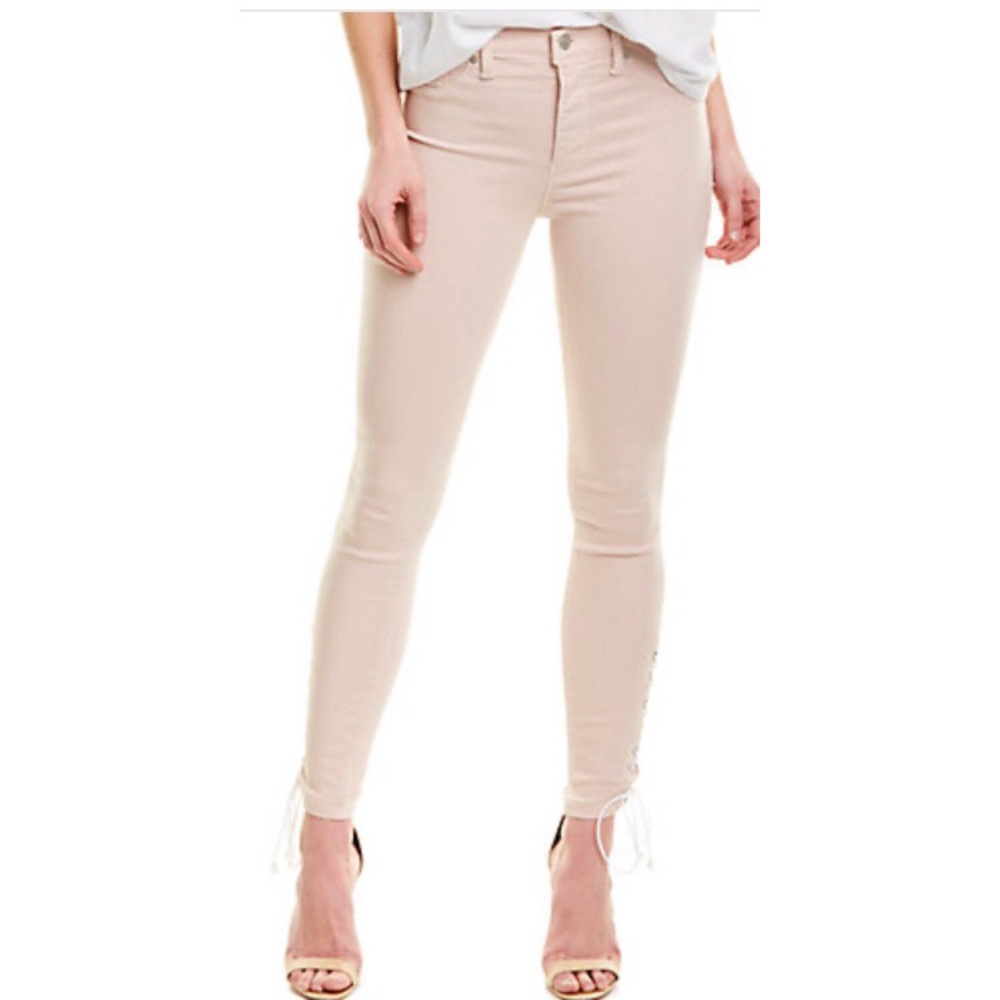 NWT HUDSON High Rise Skinny Lace Up Ankle Size 29